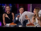 The Victoria's Secret Angels Stop By For A Quick Nosh
