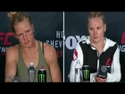 Emotional Holly Holm & Valentina Shevchenko Post Fight Presser Highlights