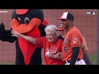 104-year-old O's fan tosses first pitch
