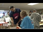 OKC Thunder and military personnel team up to make care packages for deployed troops