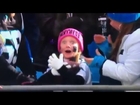 Little Girl Goes Crazy with Cam Newton TD football Panthers vs Seahawks