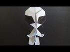 Origami Alien designed by Riki Saito - Demo
