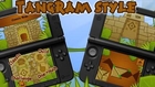 CGR Undertow - TANGRAM STYLE review for Nintendo 3DS