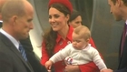 Le prince George et ses parents en Nouvelle-Zélande