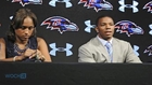 Ray Rice And Wife Emerge At High School Football Game