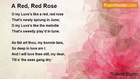 Robert Burns - A Red, Red Rose