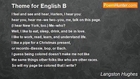 Langston Hughes - Theme for English B