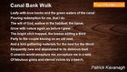 Patrick Kavanagh - Canal Bank Walk