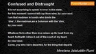 Mewlana Jalaluddin Rumi - Confused and Distraught