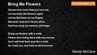 Randy McClave - Bring Me Flowers