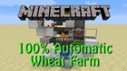 Minecraft: How to build a Fully Automated Wheat Farm, 1.8 Tutorial