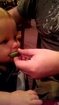 Baby's adorable reaction after tasting a lime