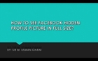 [2015] How to See Facebook Profile Picture Full Size