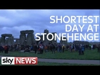 Pagans Celebrate Winter Solstice At Stonehenge