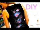 DIY Clothes! T-Shirt with Galaxy Effect on the Back!