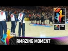 New Zealand's Haka Dance v USA - Amazing Moment - 2014 FIBA Basketball World Cup
