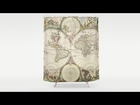 World Map Shower Curtain Collection