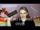 Spotřebuj paletku 2018 - Úvod | Pan That Palette 2018 Intro || MakeupCoffeeFun